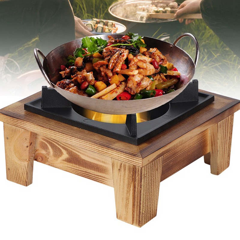 Portable Barbecue Alcohol Oven Stove Furnace Kitchenware Cooking Utensil for