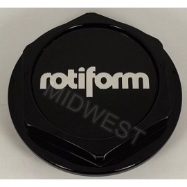 Rotiform 1 New 33411-15BD Rotiform Matte/Gloss Black Wheel Rim Center Cap