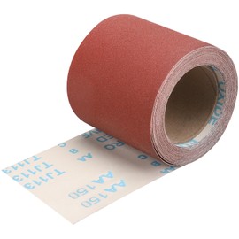 Shineboc Sandpaper Roll 150 Grit, 115mm x 10m Emery Cloth Sanding Rolls for Wood Metal Stainless Steel Hand Sanders