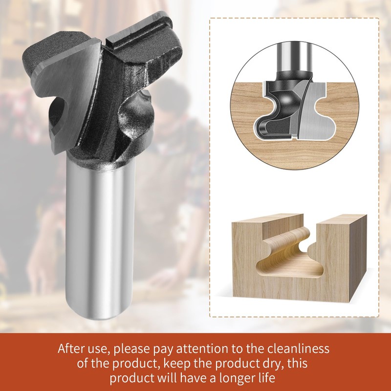 2 Pcs Juice Groove Router Bit Precise Juice Groove Jig