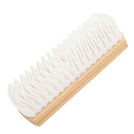 1 piece suede brush, shoe brush, shoe cleaning brush, nubuck brush with crepe fins, wood crepe brush, shoe brush, suede care, for suede cleaning