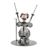 STEEMO Screw Man Musician Drummer Gift Metal Decoration 13 x
