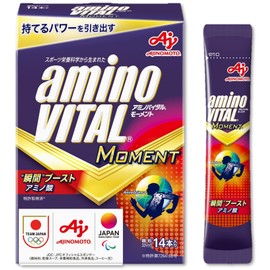 味の素 アミノバイタル MOMENT 梅フレーバー 14本入箱 オリンピックで提供 アスパラギン酸 3100mg アミノ酸サプリ 顆粒