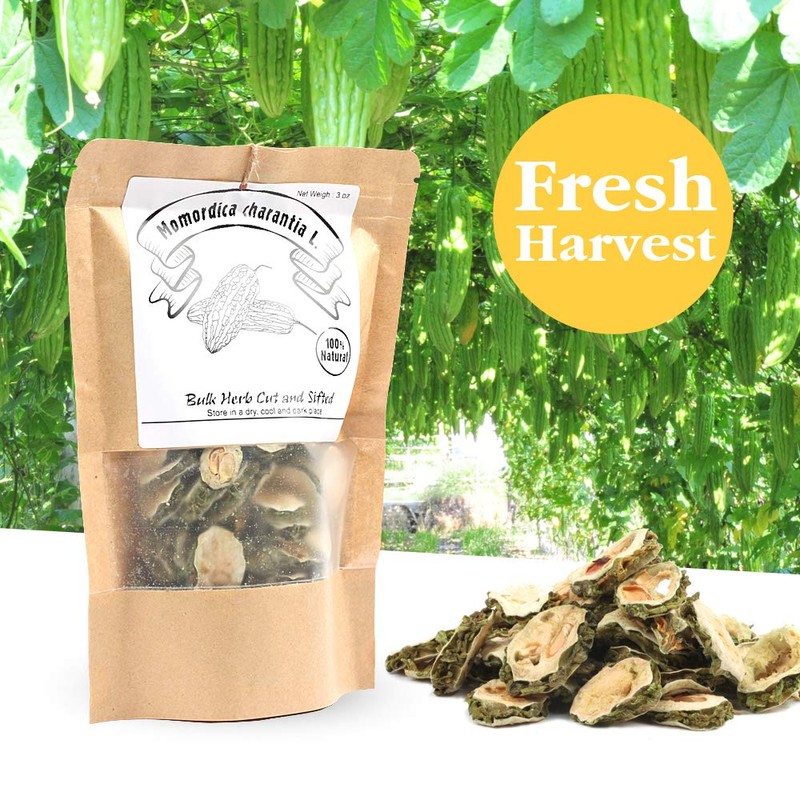 EidolonGreen [China Medicinal Herb] Bitter Melon (KuGua/苦瓜/여주) Dried Bulk Herbs