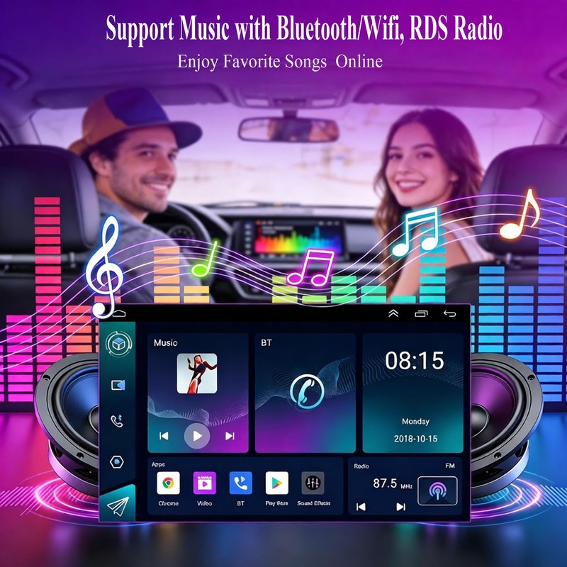 Alikali 7in 2Din Car Radio Stereo for Toyota 4Runner 2003-2009,