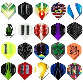 10 x Mixed Sets of Pentathlon Dart Flights Standard Shape