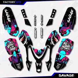 Factory EFX Inc Nebula Savage Camo Racing Graphics kit fits Polaris Outlaw 50 ATV Decals 07-14