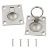 Adyoney 2Pcs 304 Stainless Steel 2" x 1.6" Square Boat