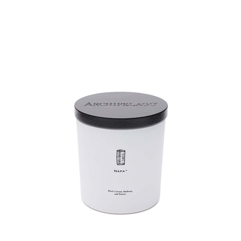 Archipelago Botanicals Napa Luxe Candle, Black Currant, Mulberry and Vetiver
