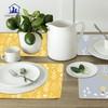 Placemats and Coasters Set – 8-Piece (4+4) Heat-Resistant, Waterproof, Non-Slip