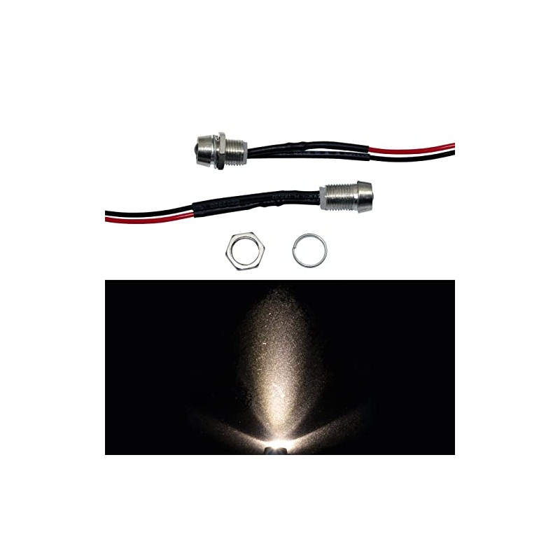 Lumonic 5 x Super Bright Screw LEDs with Resistor for