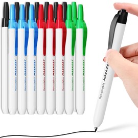 Click Retractable Markers, 16pcs Fine Point Marker Pens Clickable Markers Pens, Low Odor Multi Colored Marker Back to School Supplies Set, Smudge Free Markers Office Supplies for School Office Home