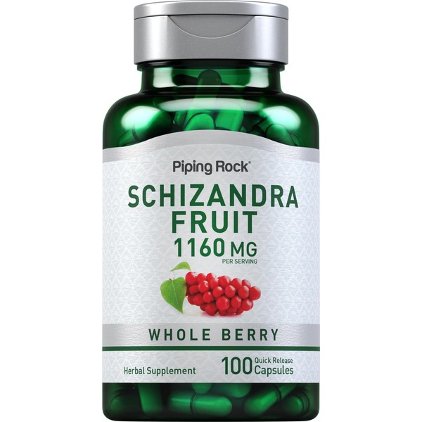 Piping Rock Piping Rock Schizandra Berry Fruit Capsules 1160mg |