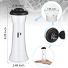 Romooa Set of 2 Plastic Salt and Pepper Shakers with