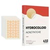 Landrain Pack of 432 Pimple Patches, Anti Pimple Hydrocolloid Patches,