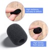 Weewooday 50 Pieces Mini Foam Microphone Windscreen Headset Mic Covers