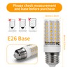 SCHERARX 2Pack E26 Led Bulb 60Watt Equivalent, E26 Dimmable Light