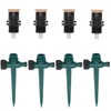 4pcs 360° Drehbarer Gartensprenger, Rasensprenger,Wassersprenger Einstellbar Automatische, Wassersprenger für Garten,Rasen,