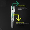 3PCS Archery Lighted Nocks Plastic Automatic with Switch 6.2mm Inner