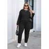 Nemidor Womens Plus Size 2 Piece Fall Matching Lounge Sets