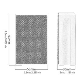 Fonowx Diamond Polishing Pad Sanding Pad Easy to Use Lightweight Practical Grinding Block Foam Backing for Ceramics Glass, 400 Grit