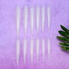 Frcolor Nail Tips, Long False Nails, Pointed Nail Supplies, Fake
