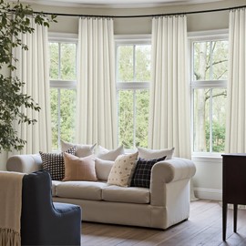 60 Inch Extra Wide Curtains for Windows 120 to 140 Blackout Linen 90 Inch Long Light Blocking Soundproof Patio Door Curtain 2 Panels Floor to Ceiling Drapes Heavy Thermal Insulated 60x90 Cream Ivory