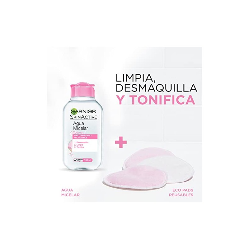 Garnier Active Agua Micelar Desmaquillante para Todo Tipo de Piel