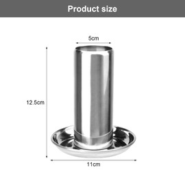 WOKICOR Chicken Roaster, Stainless Steel Chicken Holder, Chicken Holder Made of Stainless Steel, Chicken Roaster Grill, Poultry Roaster with Aroma Container