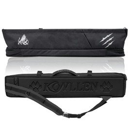 KONLLEN 3x4 4x5 Oxford Cloth Prairie Pool Cue Case High Capacity Billiard Cue Stick Carrying Bag Cue Cases