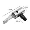 ANCLLO 2 Stück Ganzmetall-Luftspannfutter, Reifenfüllventilanschlüsse, Luftschlauchfülladapter, Gewindedüsenadapter für Autoreifenventile