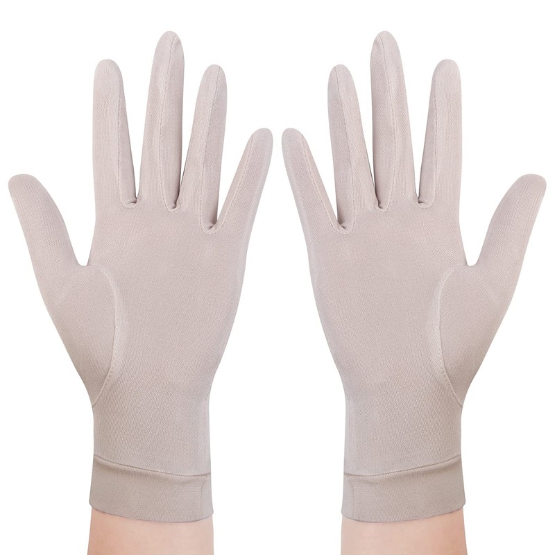 CINECE Women's Gloves Silk Hand Care Moisturizing Thermal Protection Rough