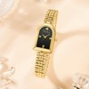 Diaofendi Petite Arch Gold Women’s Watch, Elegant Waterproof Ladies Watch