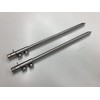 TMC 2 x Bank Sticks 30-50 cm. Solid Stainless Steel.