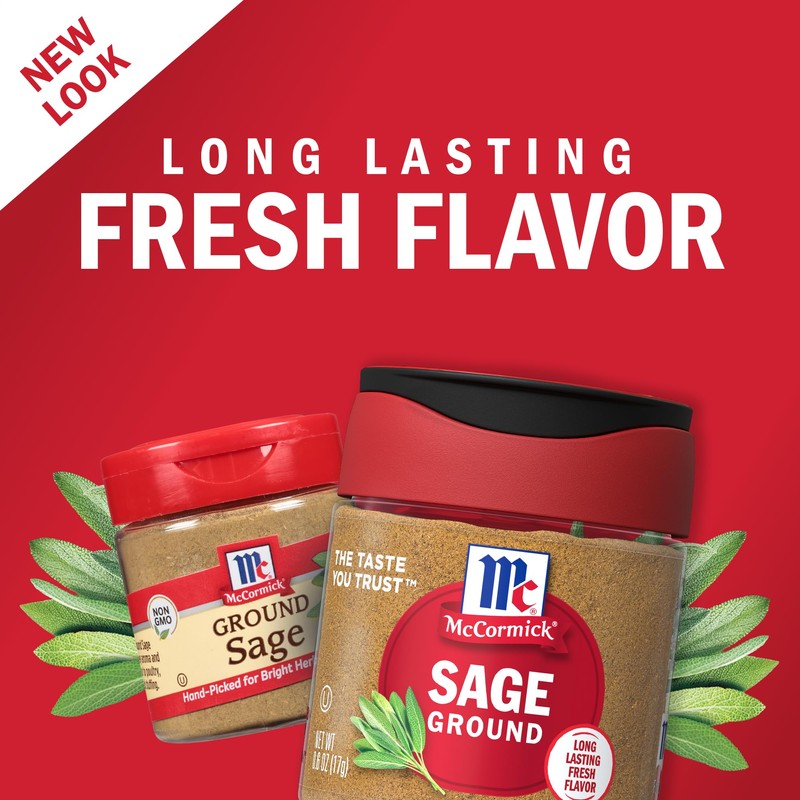McCormick Ground Sage, 0.6 oz (Pack of 6)