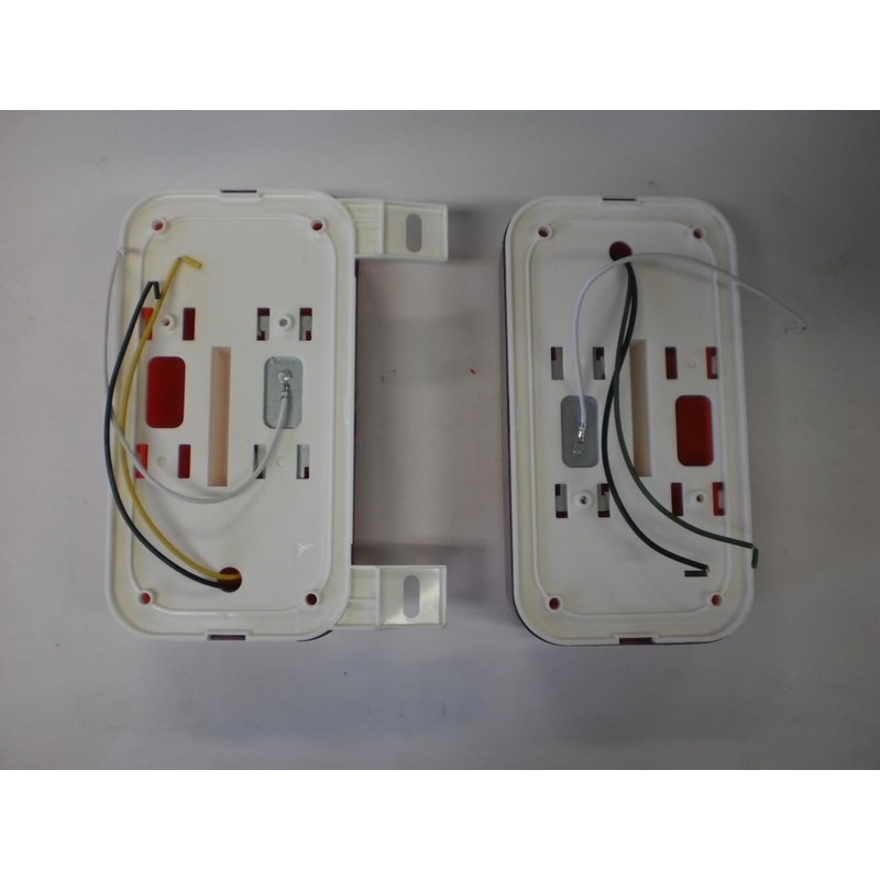 Pair of J-90 Bargman 34-92-003 9x5 Red Stop Tail Turn