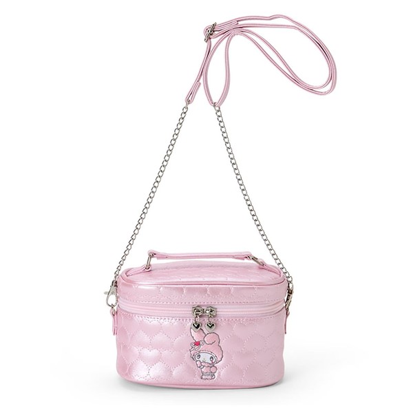 Sanrio 408590 My Melody Vanity Shoulder Bag, PU Leather, Polyester,
