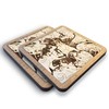02 German Shorthaired Pointer Dog Coaster - GSP Dog Puzzle