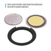 3-in-1 Acoustic Guitar Sound Hole Cover Humidifier Moisture Reservoir Dehumidifier