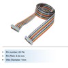 MECCANIXITY 1 Pcs 20 Pin Flat Rainbow Ribbon Cable FC/FC