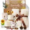 11pcs Spa Gift Baskets for Women, Sunflower Self Care Set,