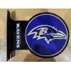 Baltimore Ravens Metal Flange Sign