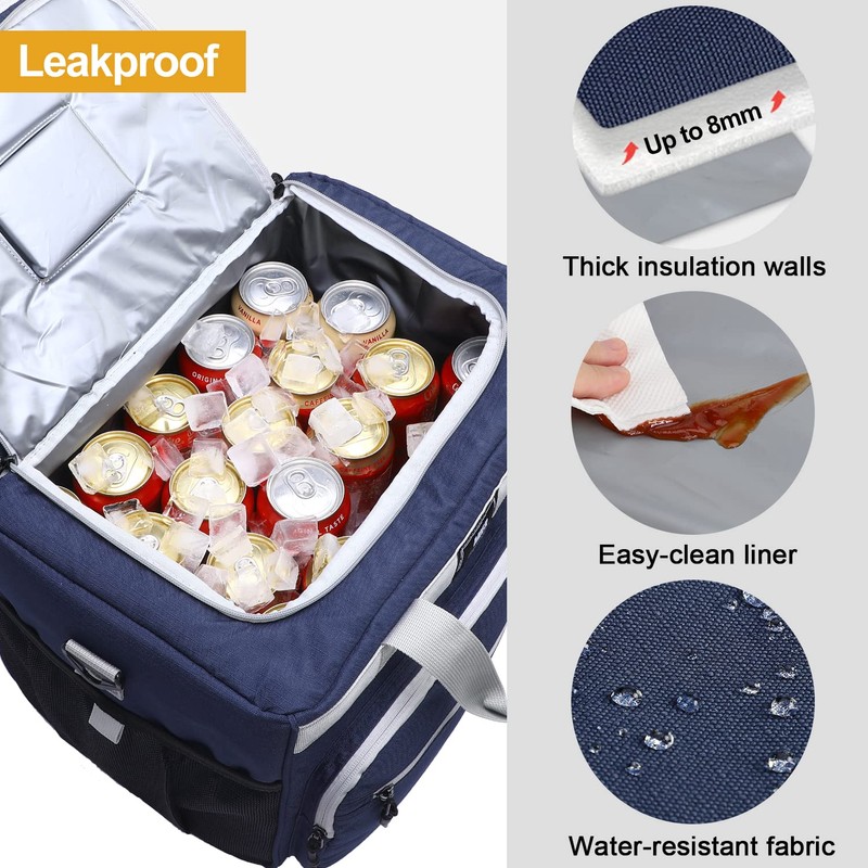 MIER 30L Extra Large Soft Cooler Bag with Bottle Opener