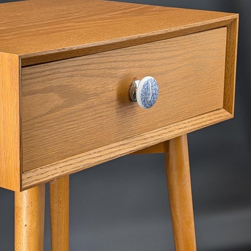 Knober Lak Series Furniture Knob Bouque Blue / White
