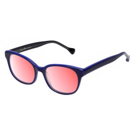 Calabria North Shore Cat Eye Pink Tint FL-41 Reading Glasses +0.25 Navy Blue Women Blue Light Sensitive FL41 Readers