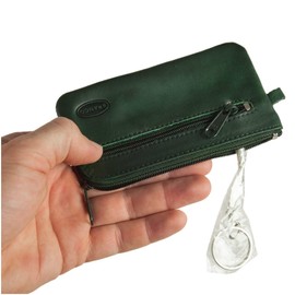 Large Key Case/Key Case made of leather ladies Lord in many colours, Branco 018