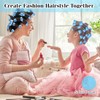 Xerteam Pack of 60 Small Hair Rollers, Perm Curlers for