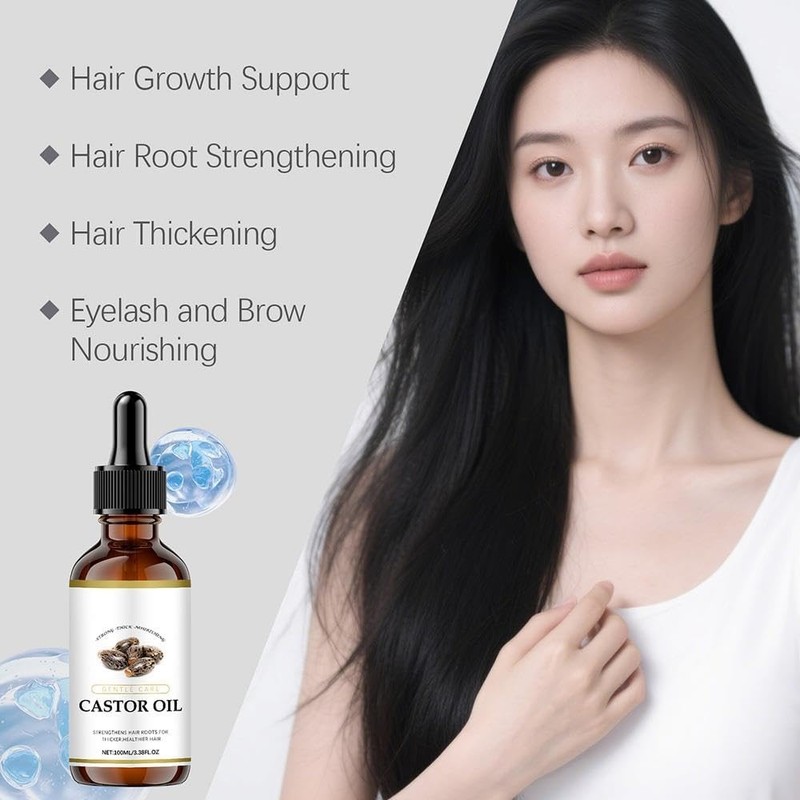 Aceite for el cuidado del cabello con gotero