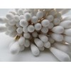 Cleanmo 100 Count 6" Cotton Swabs with wodden handle.Gun cleaning