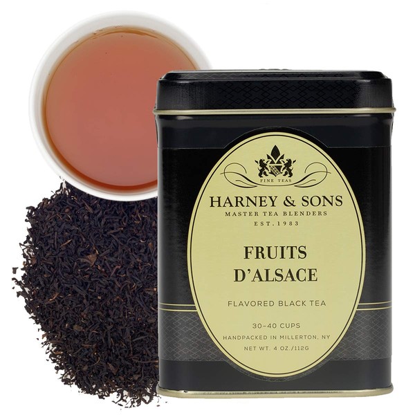 Harney & Sons Fruits D'alscace Loose Tea, 4 Ounce tin